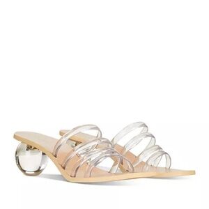 Cult Gaia Jennee acrylic ball sandal